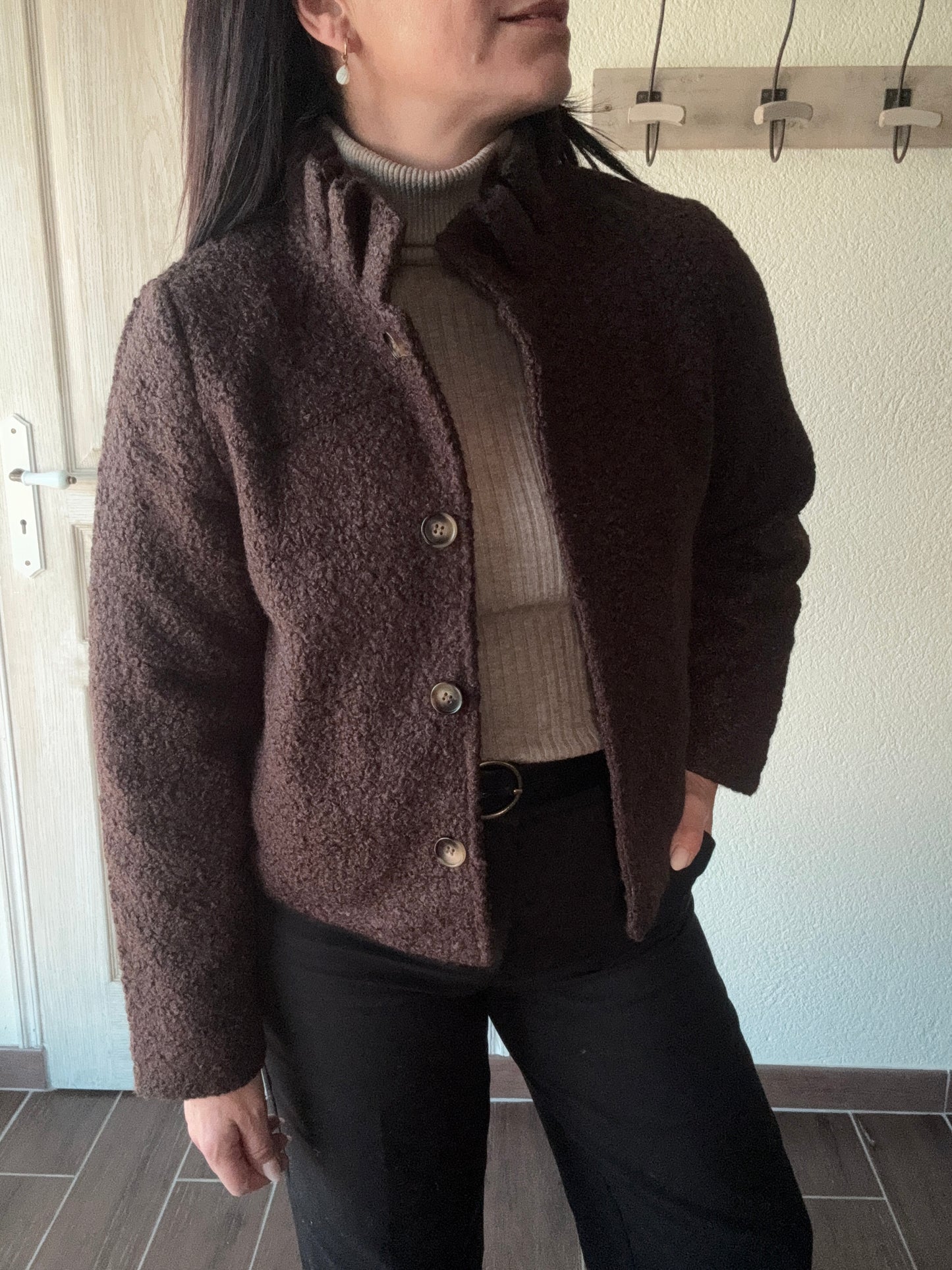 La veste Paulette chocolat