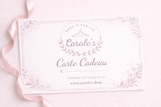 Carte-Cadeau Carole's