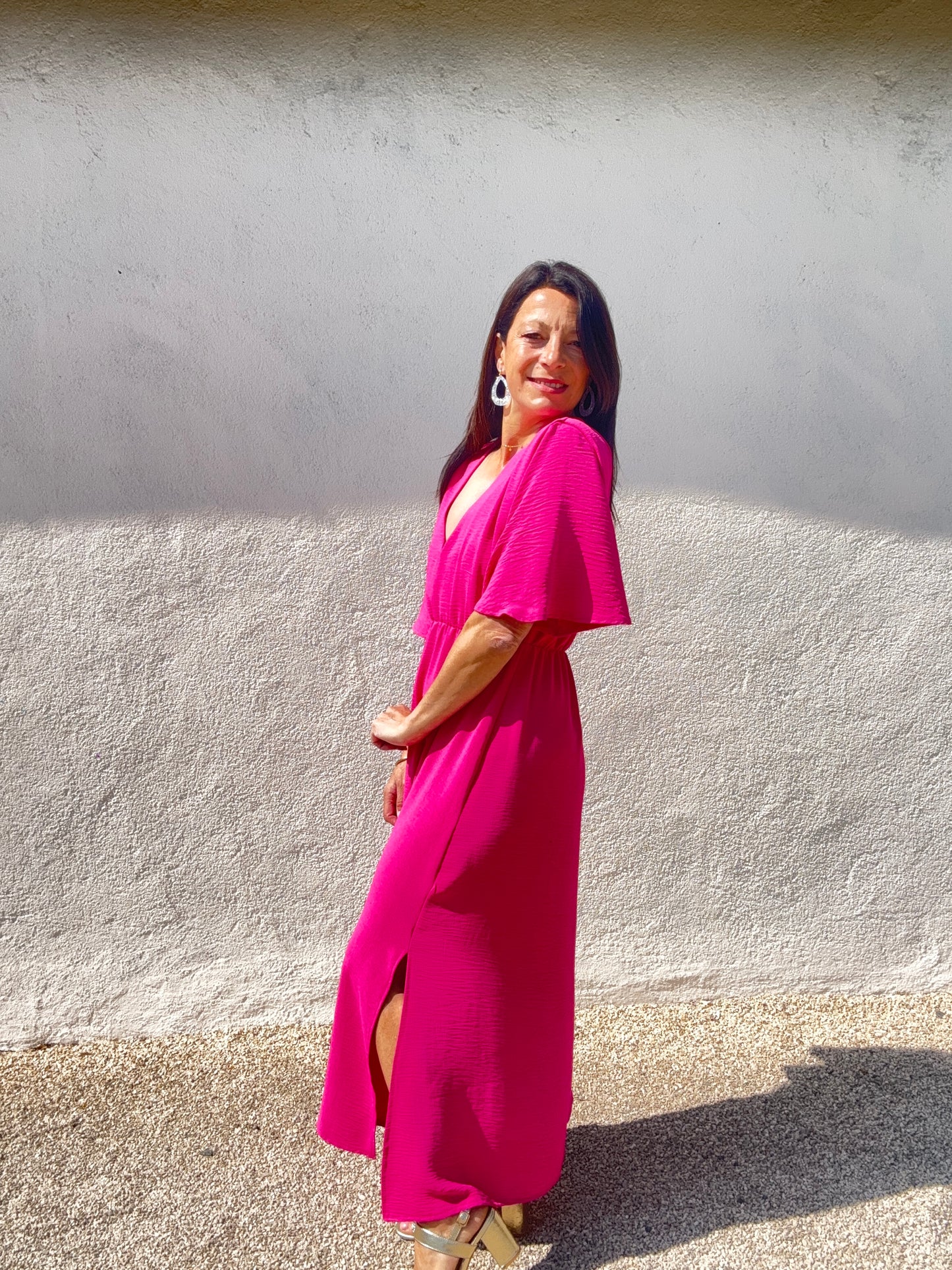 La robe Charming fushia