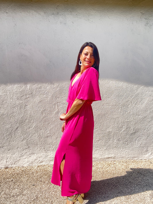 La robe Charming fushia