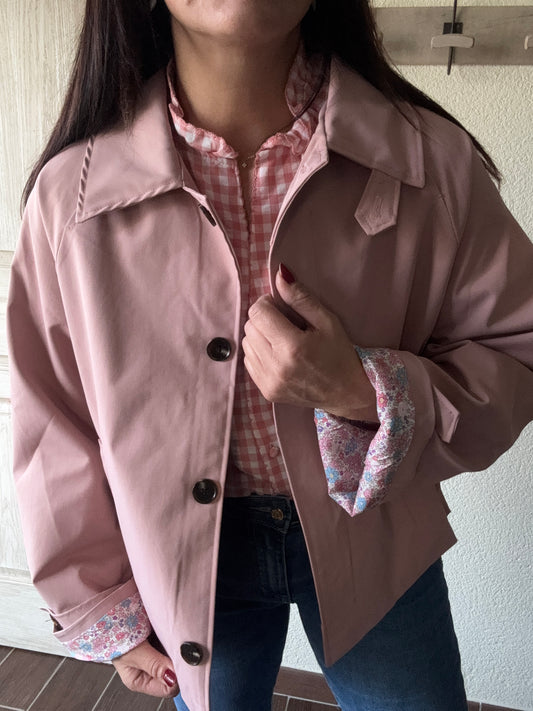 La veste Capucine rose