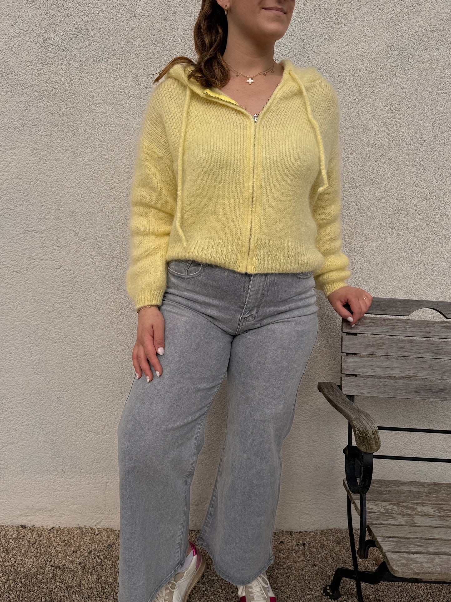 Le cardigan Celio jaune