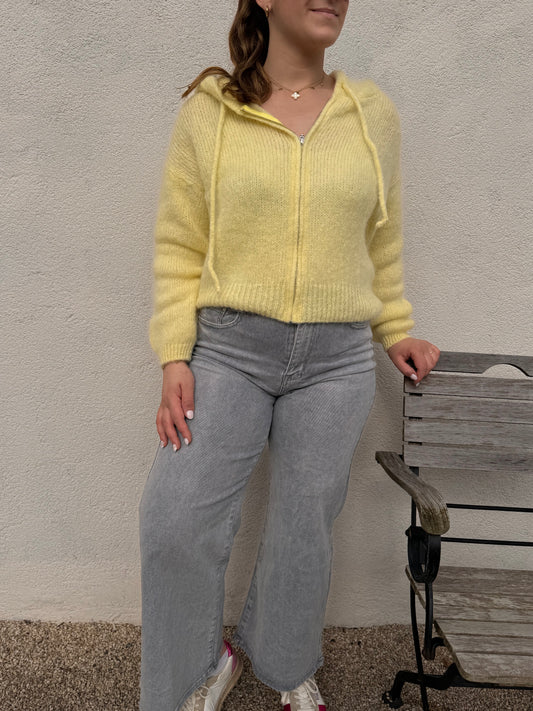 Le cardigan Celio jaune