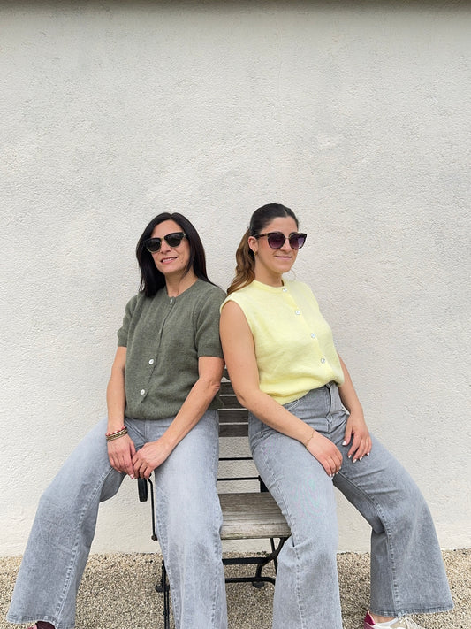 Le gilet parisienne kaki