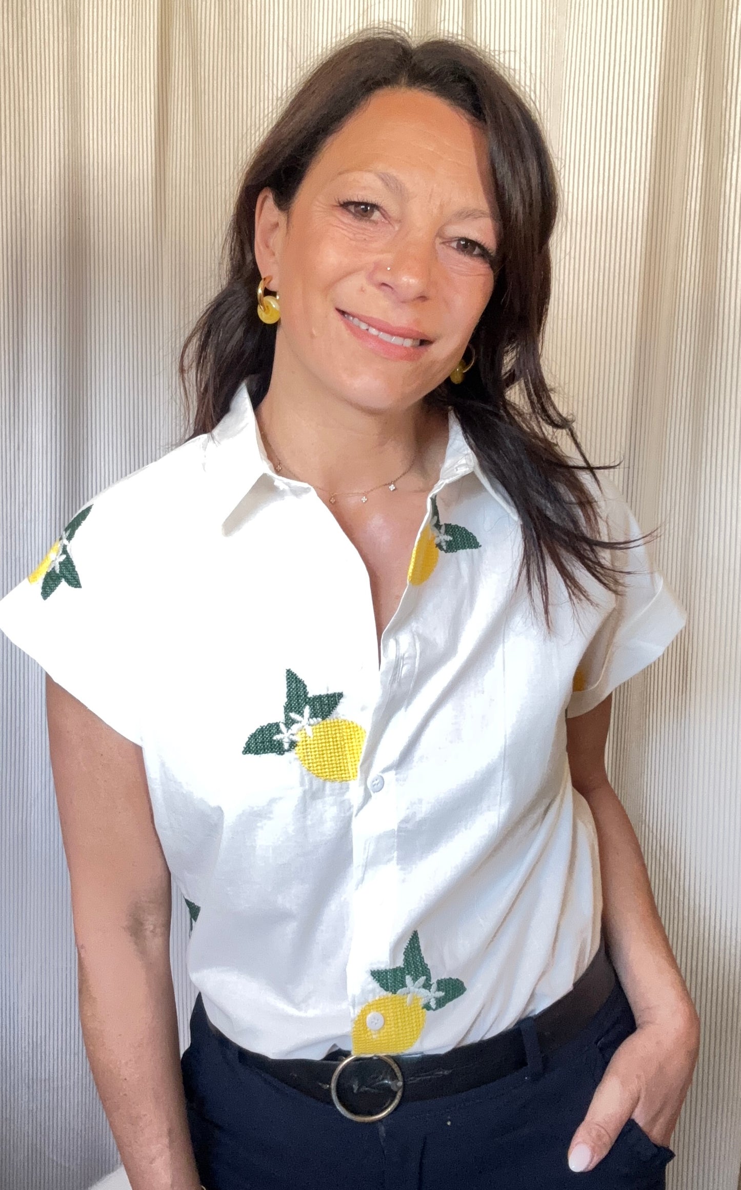La chemise citron